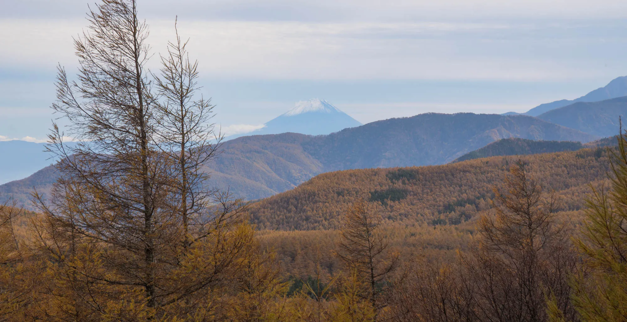 nyukasa fuji view from peak in autumn